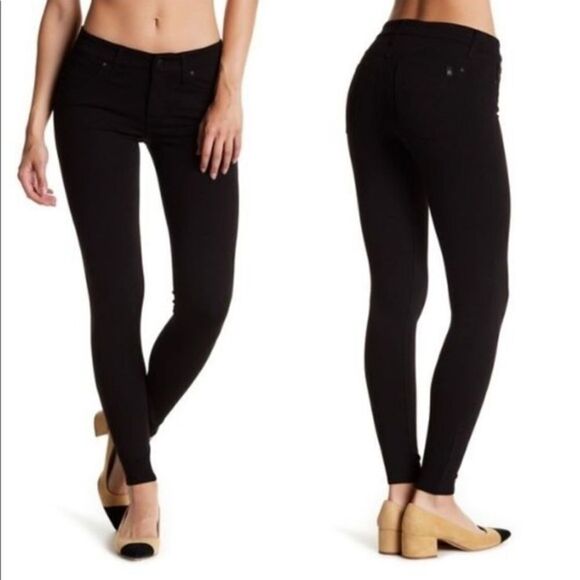 Joe’s Jeans Black Stretch Skinny Pants Size 26 - Picture 1 of 11